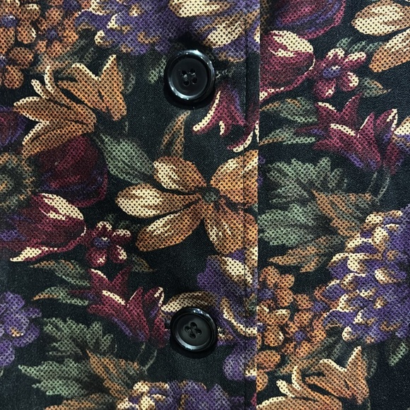 Briggs New York Purple and Brown Patterned Jacket - Picture 4 of 4